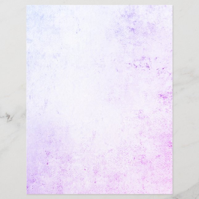 Blue Lila Venezianisch Plaster Texture Scrapbook (Vorderseite)