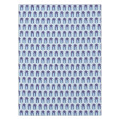 Blue Lila Wrapped Birthday Holiday Geschenk Präsen Tischdecke (Vorderseite)