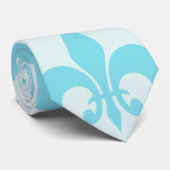 Blue Lilie Krawatte (Gerollt)