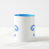 Blue Lilie Tasse (Zentrum)