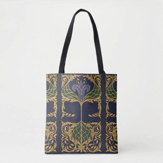 Blue Lily Dark Academy Tasche (Vorderseite)