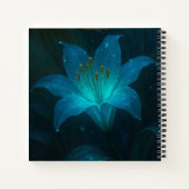 Blue Lily Fairy Art Journal Notizblock (Rückseite)