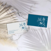 Blue Lily Kontur Wedding Platzkarte