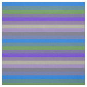 Blue, Lime & Magenta Retro Stripes Stoff (Muster)