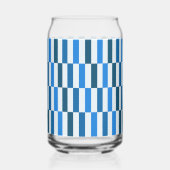 Blue Line Flow Can Glas (Vorderseite)