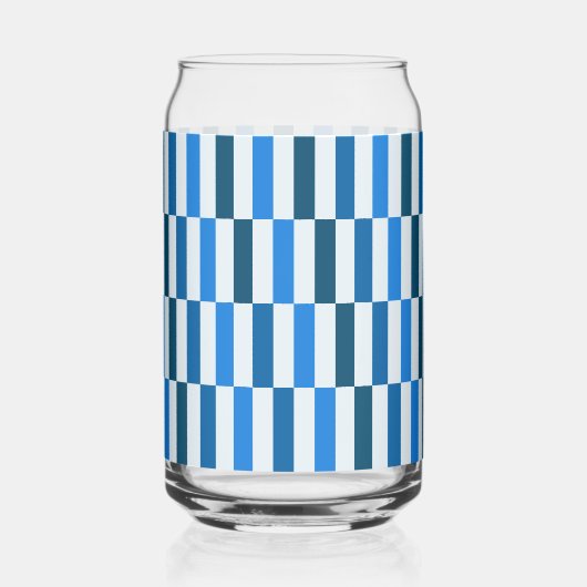 Blue Line Flow Can Glas  (Rückseite)