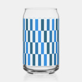 Blue Line Flow Can Glass  Dosenglas (Links)