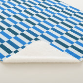 Blue Line Flow Fleece Blanket Sherpadecke (3/4)