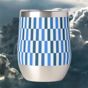 Blue Line Flow Stielloser Weintumbler