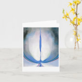 Blue Line, Georgia O'Keeffe, Fine Art Karte (Gelbe Blume)