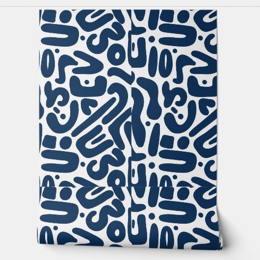 Blue line hit tapete (Abrollen)