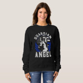 Blue Line K9 Police Dog Guardian Angel K9 Police O Sweatshirt (Vorne ganz)