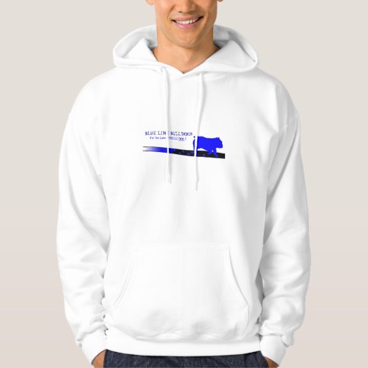 Blue Line-Logo Hoodie (Vorderseite)