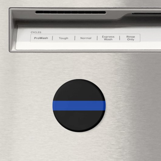 Blue Line-Polizeigesetz Magnet (In Situ (Geschirrspüler))