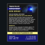 Blue Line & Siren - Einstellung von Polizeibeamten Flyer<br><div class="desc">Blue Line & Siren,  Flyer für Personalbeschaffung der Polizei beim Business Card Store.</div>