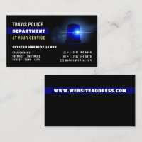 Blue Line & Siren, Polizeibeamter, Strafverfolgung
