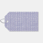 BLUE LINE STRICK 3.5x2 Garnmarken Geschenkanhänger (Rückseite Horizontal)