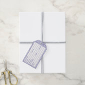 BLUE LINE STRICK 3.5x2 Garnmarken Geschenkanhänger (Mit Garn)