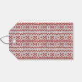 BLUE LINE STRICK 3.5x2 Garnmarken Geschenkanhänger (Rückseite Horizontal)