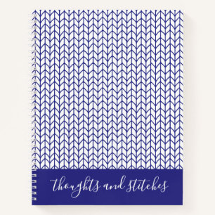 BLUE LINE STRICK 8.5x11 SpiralNotebook + Text II Notizblock