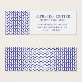 BLUE LINE STRICK Mini Business Card II