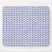 BLUE LINE STRICK Mouse Pad Mousepad (Vorne)