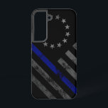 Blue Line Vintag Betsy Ross American Flag Samsung Galaxy Hülle<br><div class="desc">Zeigen Sie Ihre Unterstützung für unsere ersten Ansprechpartner! Polizei, Feuer und Rettung und EMT verfügbar!</div>