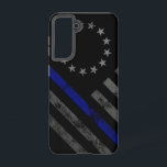 Blue Line Vintag Betsy Ross American Flag Samsung Galaxy Hülle<br><div class="desc">Zeigen Sie Ihre Unterstützung für unsere ersten Ansprechpartner! Polizei,  Feuer und Rettung und EMT verfügbar!</div>