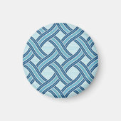 Blue Lines Pattern Magnet (Vorne)