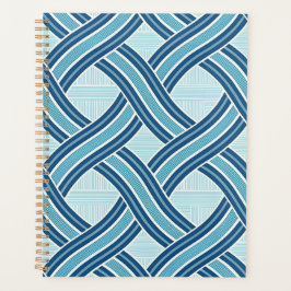 Blue Lines Pattern Planer