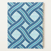 Blue Lines Pattern Planer (Rückseite)