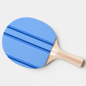 Blue Lines Ping Pong Paddle Tischtennis Schläger (Seitenansicht)