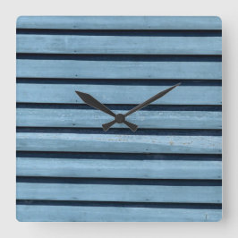 "Blue Lines" Runde (große Wanduhr) Große Wanduhr