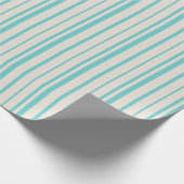 Blue Lines Simple Geschenkpapier (Ecke)