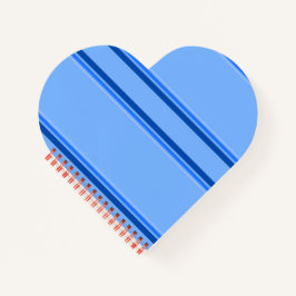 Blue Lines Spiral Notebook Notizblock