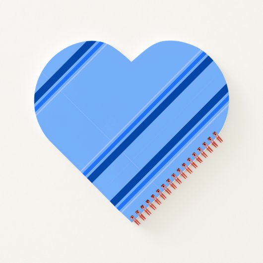 Blue Lines Spiral Notebook Notizblock (Rückseite)