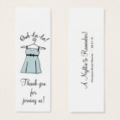 Blue Lingerie DuschgiftTags (Vorne & Hinten)