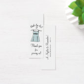 Blue Lingerie DuschgiftTags (Schreibtisch)