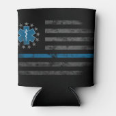 BLUE LINIE EMT EMS Betsy Ross American Flag Dosenkühler (Vorderseite)