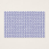 BLUE LINIE STRICK Euro Size Business Card (Rückseite)
