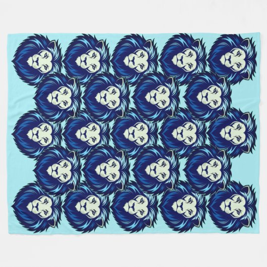 Blue Lion emote 2 Fleecedecke (Vorderseite (Horizontal))