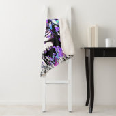 Blue Lion Head - Realistisches Lion Sherpa Blanket Sherpadecke (Beispiel)