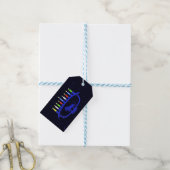 Blue Lion Menorah Geschenkanhänger (Mit Garn)