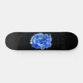 Blue Lion Spirit Skateboard (Horizontal)