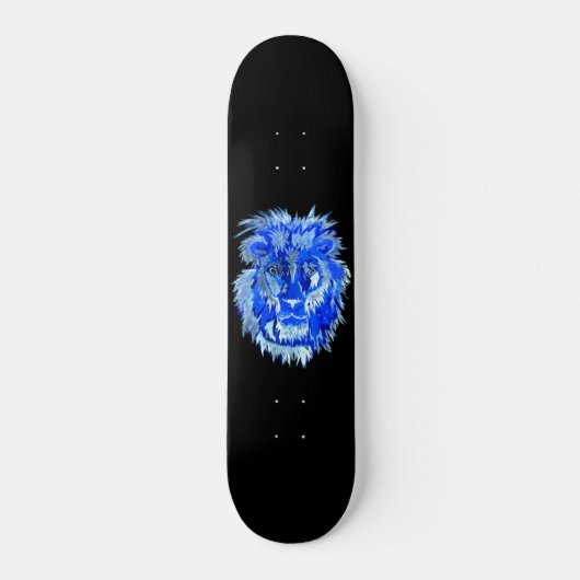Blue Lion Spirit Skateboard (Vorne)