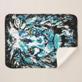 Blue Lion Zeichnend Sherpadecke (Vorderseite (Horizontal))