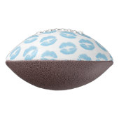 Blue Lips, Kiss, Lipstick, Ihr Name, Personalisier Football (Gedreht 90)