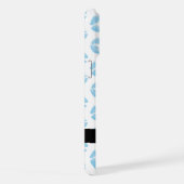 Blue Lips, Kiss, Lipstick, Ihr Name, Personalisier iPhone Hülle (Rechte Seite)