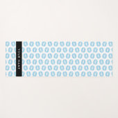 Blue Lips, Kiss, Lipstick, Ihr Name, Personalisier Yogamatte (Vorderseite (Horizontal))