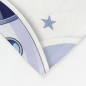Blue little astronaut stylish Blanket New Home Fleecedecke (Ecke)